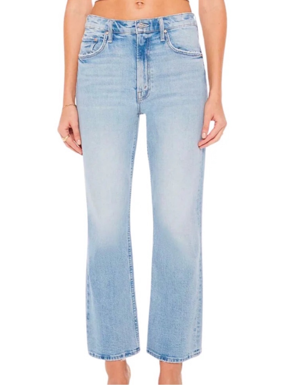 MOTHER the Scooter Ankle Jeans in Don’t Be A Square